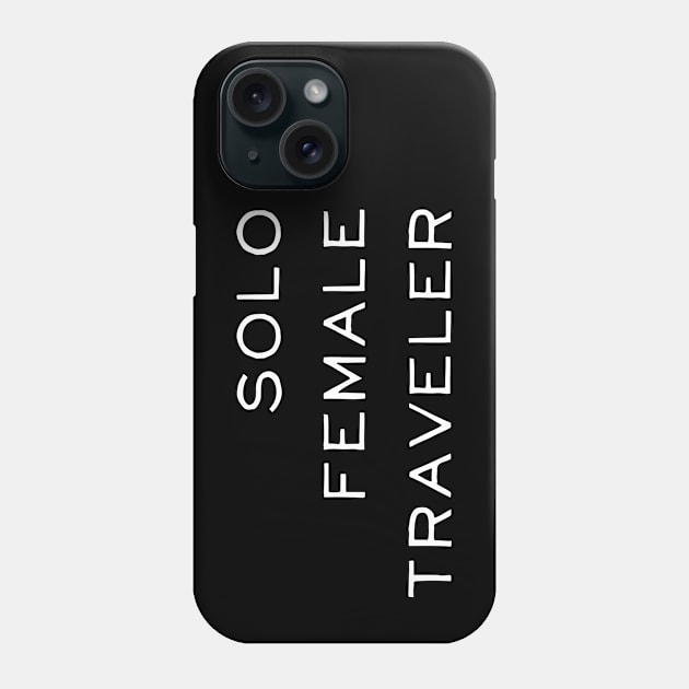 Solo female traveler Phone Case by Pack & Go 