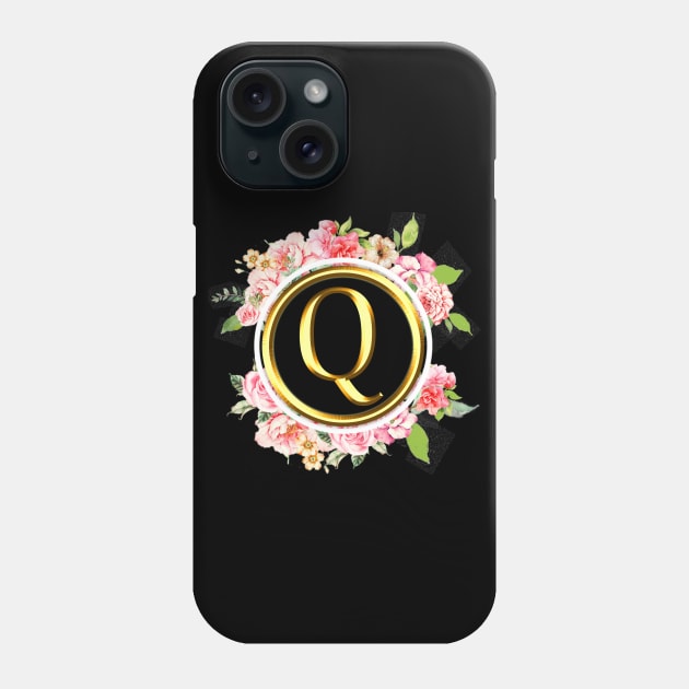 Letter Q Shirt Alphabet Letter Q Different Colors Phone Case by EmmaShirt