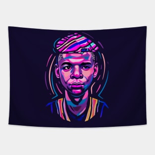 Kylian Mbappe popart Caricature Tapestry