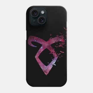 Shadowhunters rune / The mortal instruments - rune bats (red galaxy) - Parabatai - gift idea Phone Case