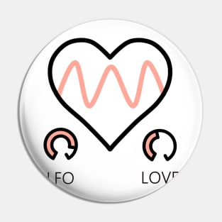 LFO LOVE Music Producer Pin