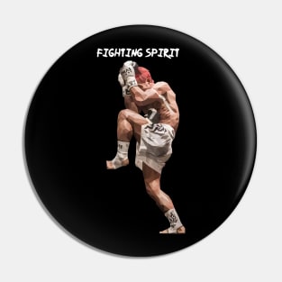 fighting spirit Pin