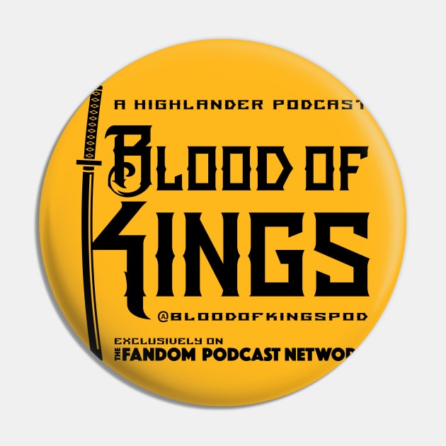 Blood of Kings Black Pin by Fandom Podcast Network