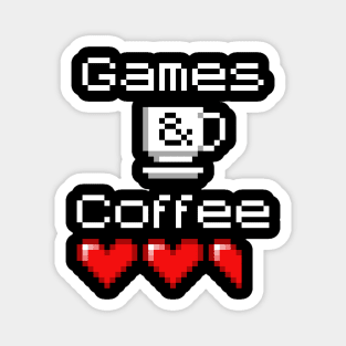 Games & Coffee Magnet