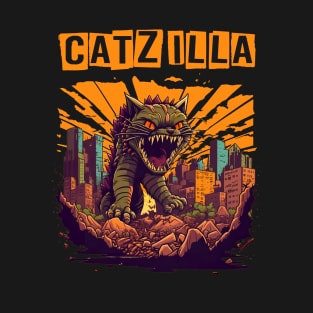 Kaiju Cat Monster - Catzilla T-Shirt