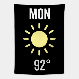 Monday Weather Costume Tapestry