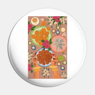 Indian sweets illustration 2 Pin