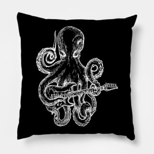 SEEMBO Octopus Playing Guitar Guitarist Music Musician Band Pillow