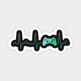 Gamer Heartbeat Magnet