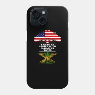 American Grown With Jamaican Roots - Gift for Jamaican From Jamaica Phone Case
