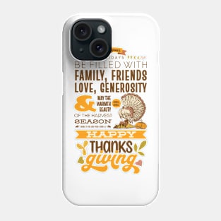 Gratitude for Thanksgiving Phone Case