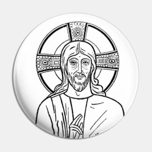 Jesus Christ Christian Drawing Pin