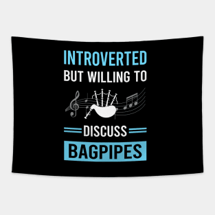 Introverted Bagpipe Bagpipes Bagpiper Tapestry