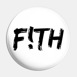 F!TH Logo Pin