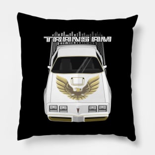 Trans Am 79-81 White and Gold Pillow