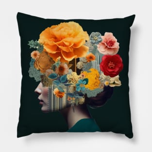 Flower Power, Girl Power Pillow