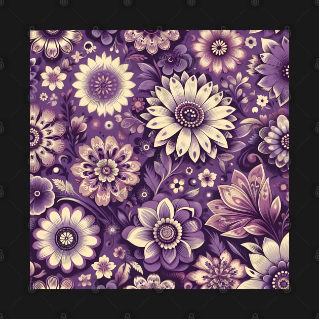 Purple Flowers by Jenni Arts