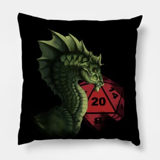 Green Dragon Pillow