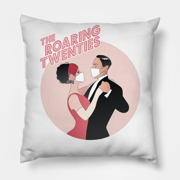 The Roaring Twenties Pillow by LaInspiratriz