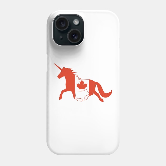 Canadian Unicorn Phone Case by Wickedcartoons