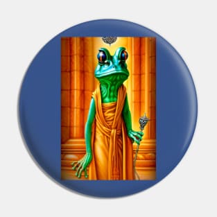 Frog Monk Pin