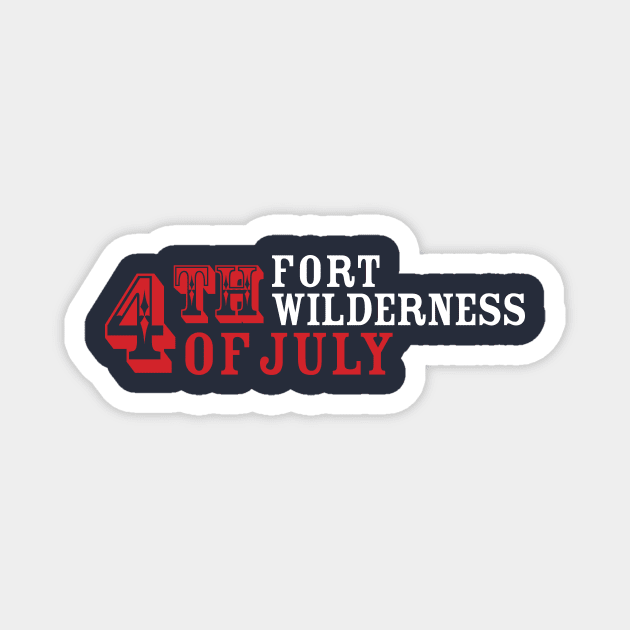 Fort Wilderness 4th of July Magnet by Parkeit