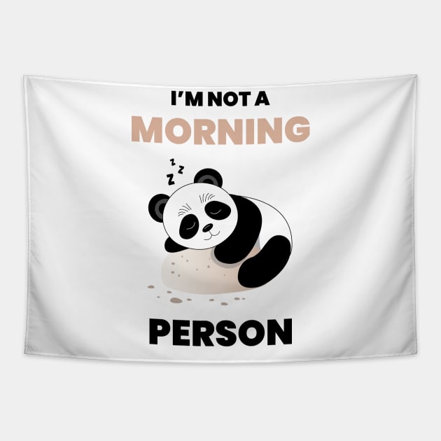 I am not a morning person Tapestry by CEYLONEX