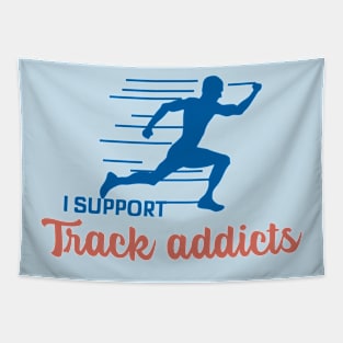 I support Track addicts Tapestry