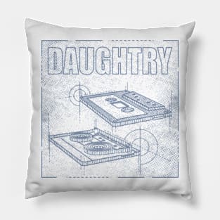 Daughtry Technical Drawing Pillow