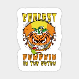 Coolest Pumpkin In The Patch - Coolest Halloween Magnet