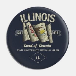 Illinois 1818 Pin