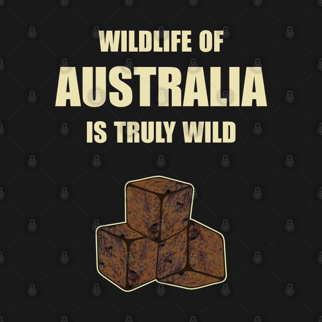 Wildlife of Australia is truly wild - cubic Wombat poop by Made by Popular Demand