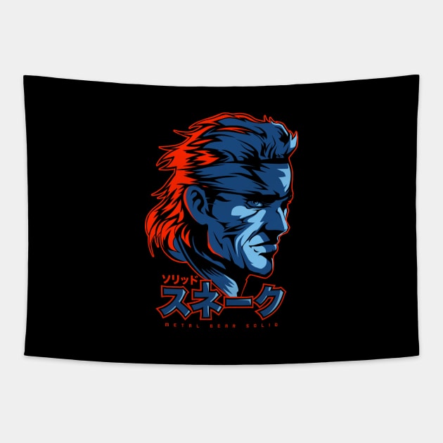 297 Solid Snake Tapestry by Yexart