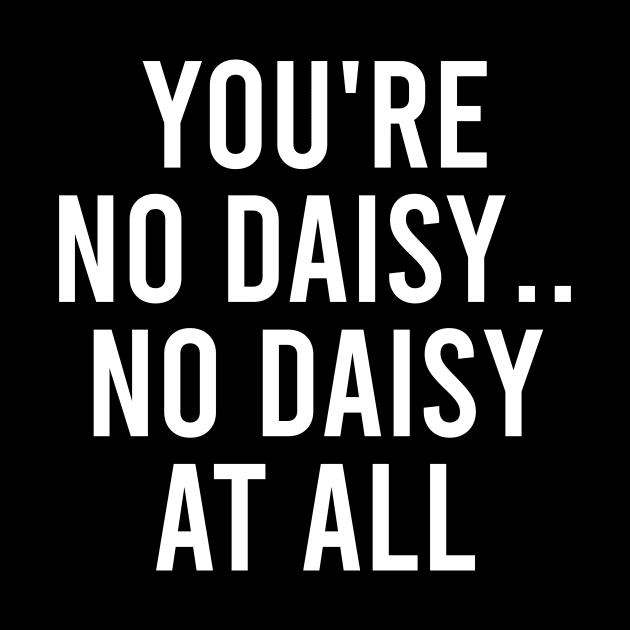 You're No Daisy. No Daisy At All by The Soviere