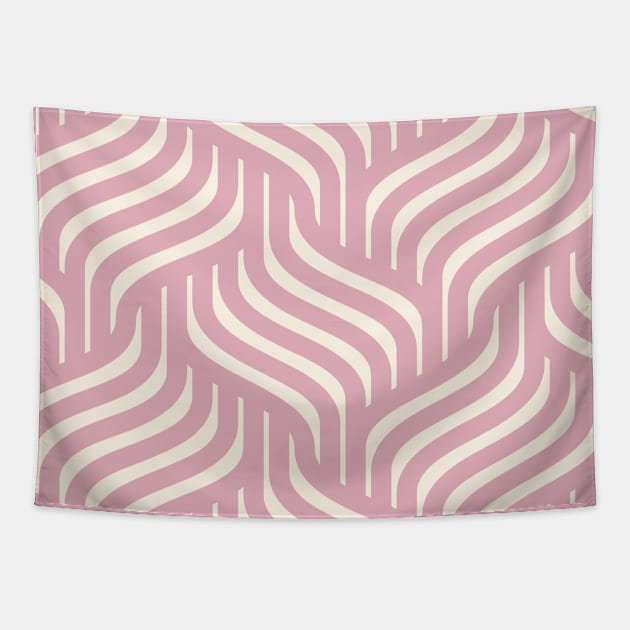 millennial pink pattern Tapestry by stupidpotato1