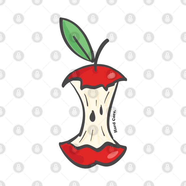 Hard Core Apple Core by TheSmartyArty