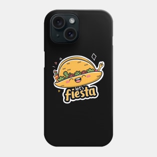 Tacos cinco de mayo let's fiesta Phone Case