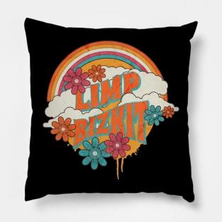 Retro Rainbow // Limp Bizkit Pillow