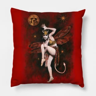 Devil Dancing Lady Pillow