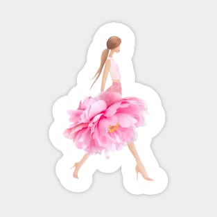 Fashion peonies Magnet