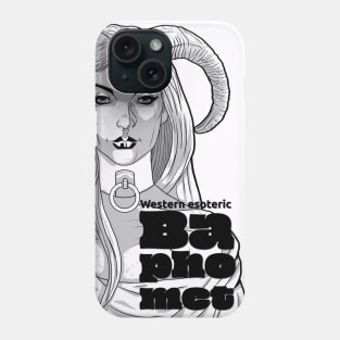 Baphomet, good and evil Phone Case