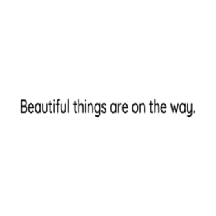 Beautiful things are on the way T-Shirt