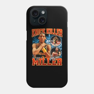 Reggie Miller Choke Sign Basketball Legend Signature Vintage Retro 80s 90s Bootleg Rap Style Phone Case