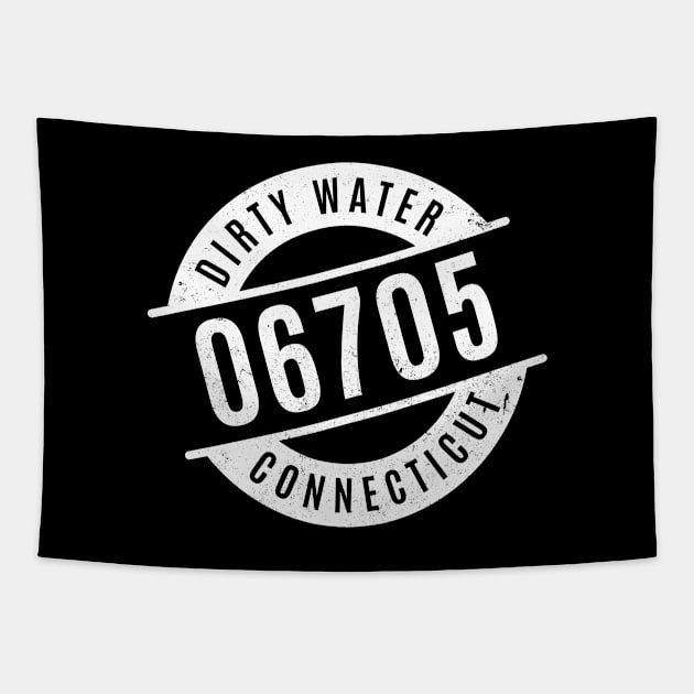 Dirty Water Connecticut 06705 Zip Code Tapestry by creativecurly