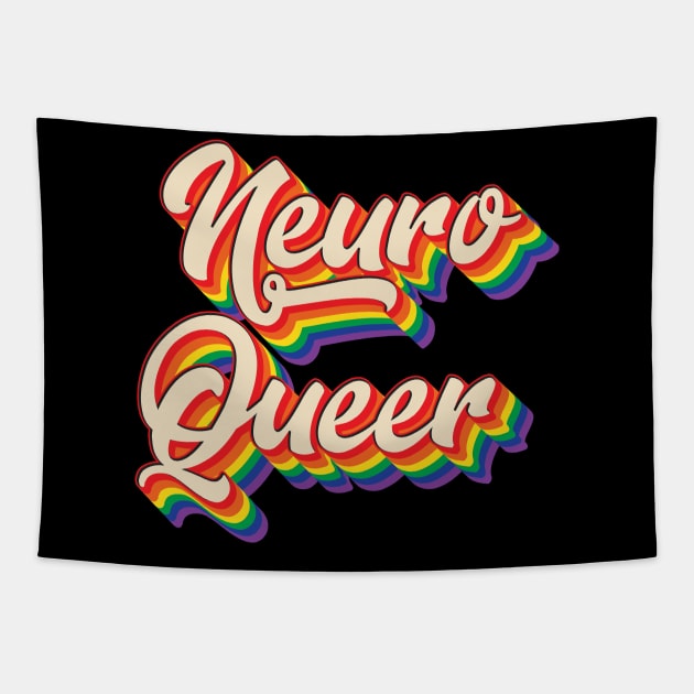 Neuro Queer Tapestry by n23tees