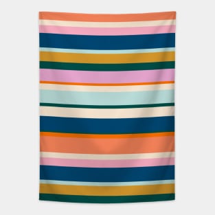 Fresh Summer Colorful Striped Pattern Tapestry