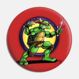 Raphael Ninja Turtle Pin