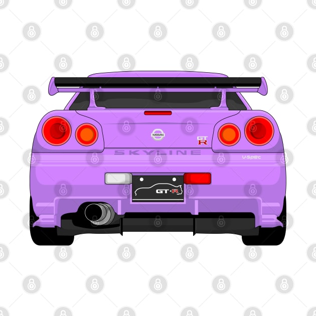 GTR R34 VIOLET by VENZ0LIC