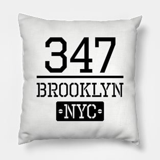 Brooklyn 347 NYC Pillow