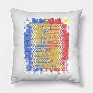 Philippine Flag / Baybayin word Padayon (to Continue) Pillow